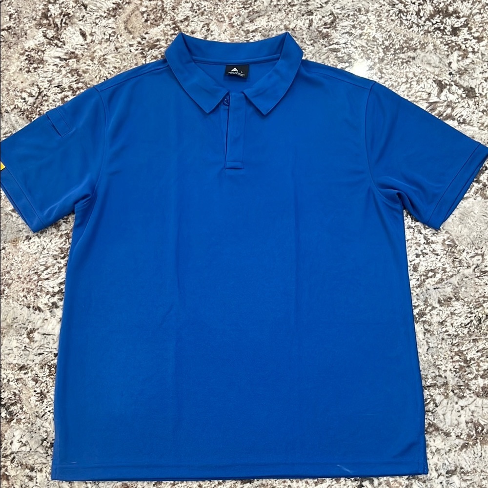Never Worn Men's Blue Golf Shirt, Moisture Wicking NWOT